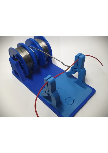 Lehim Teli ve Kablo Tutucu Aparat – Masabaşı Çalışma Standı 3D Atölyem
