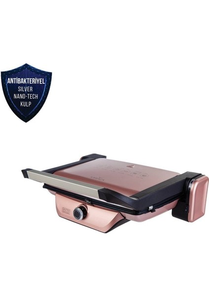 Pembe Rosegold Antibakteriyel Gastro Diamond Tost Makinesi, Lezzetli Tostlar Için Ideal! fiyatları