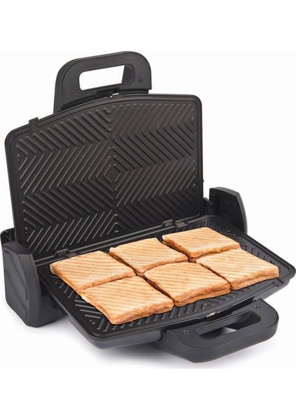 Şık ve Kullanışlı Siyah Tost Makinesi, Mutfağınıza Kolaylık Sağlar fırsatları