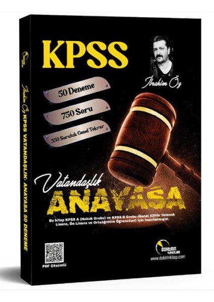 Doktrin Yayınları Kpss Vatandaşlık 50 Deneme ve 350 Soruluk Genel Tekrar