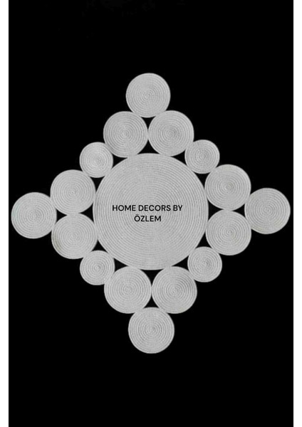 Hasır Dekoratif Runner Dekoratif Örtü Masa Örtüsü Düzenleyici 65x65 fiyatları