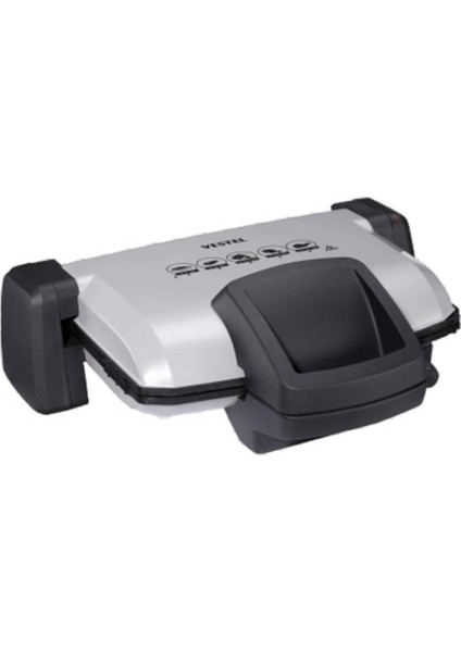 Elektrikli Izgara ve Tost Makinesi, Gri Renk, Pratik Kullanım