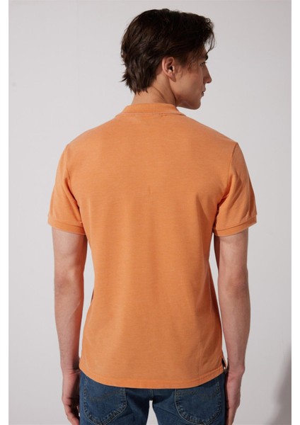 Polo Yaka Tshirt Orange