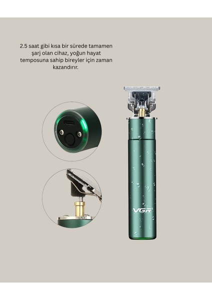 Depomix USB Hızlı Şarjlı 3 Saat Kullanımlı Saç Kesme Makinesi fiyatları