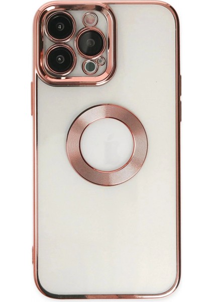 iPhone 14 Pro Kılıf Slot Silikon - Rose Gold