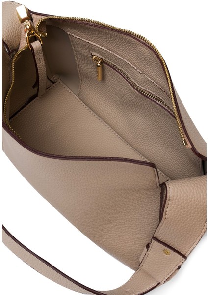 Çapraz Askılı Kadın Çanta Bej Us25203