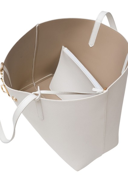 Kadın Omuz Çanta Beyaz Us25197
