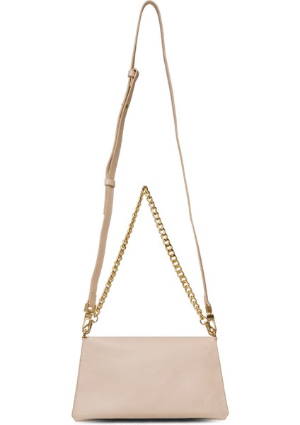 Çapraz Askılı Kadın Çanta Bej Us25118