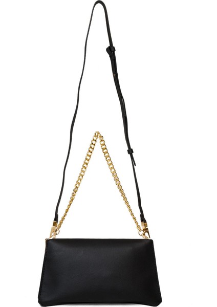 Çapraz Askılı Kadın Çanta Siyah Us25118