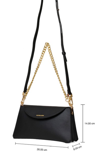 Çapraz Askılı Kadın Çanta Siyah Us25118