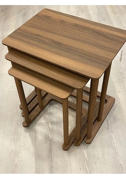 Ezel Tekerlekli C Zigon Sehpa