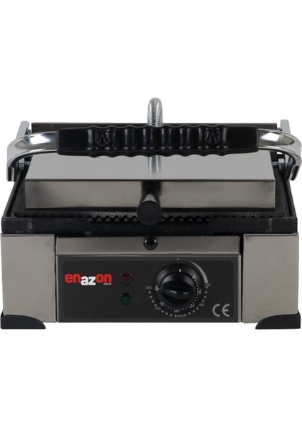 8 Dilim Demir Döküm Tost Makinesi 1550W Gri 30X23 cm