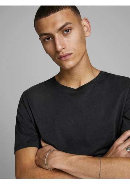 Bisiklet Yaka Basic Tişört-Organic fırsatları