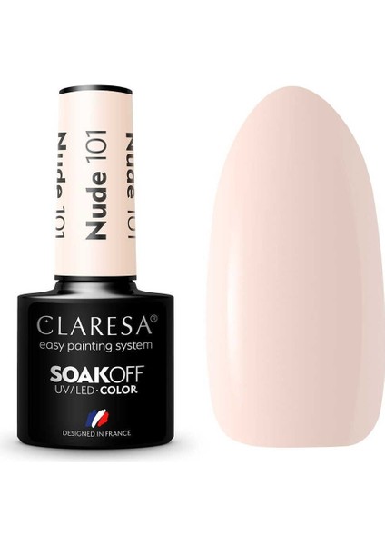 Kalıcı Oje Açık Pembe Nude 101 5g
