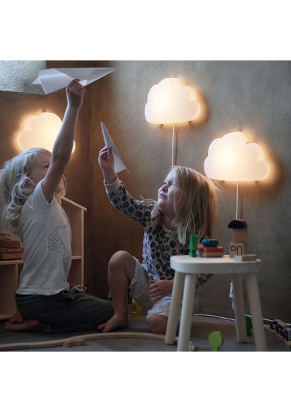 Çocuk Duvar Lambası, Beyaz, Led'li fiyatları