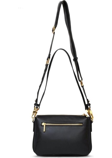 Çapraz Askılı Kadın Çanta Siyah Us25141