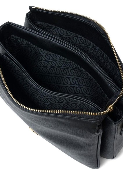 Çapraz Askılı Kadın Çanta Siyah Us25141