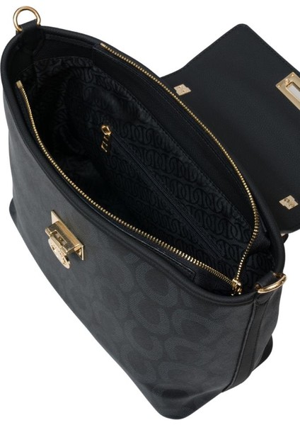 Çapraz Askılı Kadın Çanta Siyah Us25156