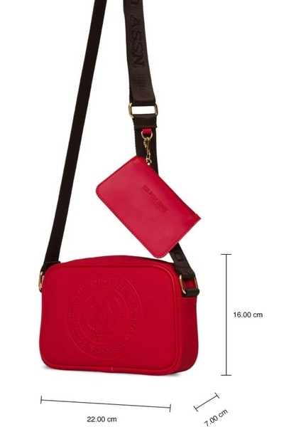 Çapraz Askılı Kadın Çanta Kırmızı Us25275