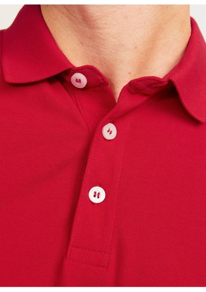 Kırmızı Erkek Polo T-Shirt Jjepaulos Polo Ss Noos