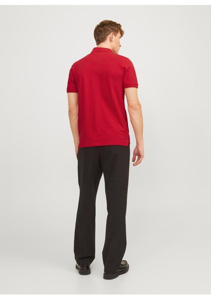 Kırmızı Erkek Polo T-Shirt Jjepaulos Polo Ss Noos