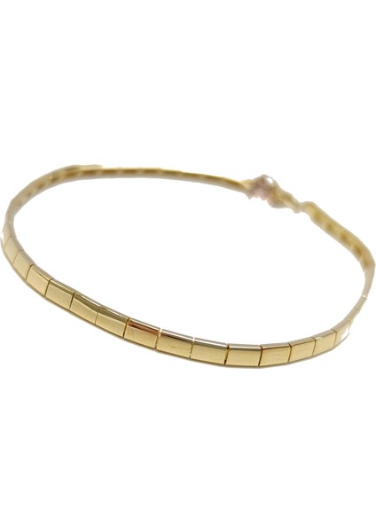 Yol Zincir Bileklik Künye 14 Ayar Altın Hd Videolu