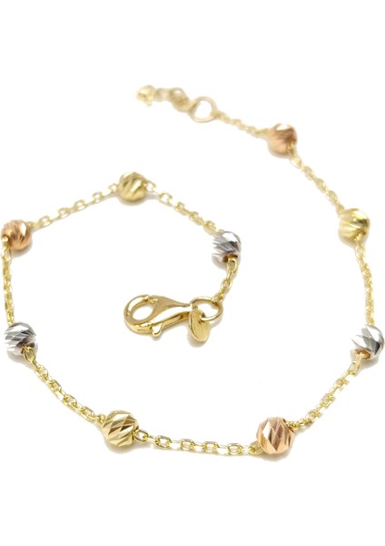 Dorika Toplu Bileklik Künye 14 Ayar Altın Hd Videolu