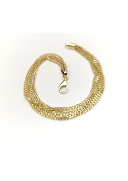 Beşli Gurmet Zincir Bileklik Künye 14 Ayar Altın Hd Videolu fiyatları