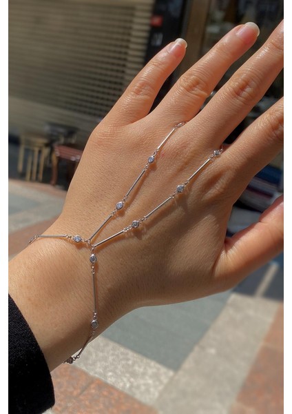 Gümüş Taşlı Çubuklu Şahmeran Bileklik CM5626E9 fiyatları