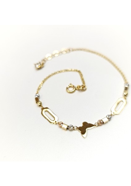 Pul Kelebek Dorika Toplu Bileklik Künye 14 Ayar Altın Hd Videolu fiyatları