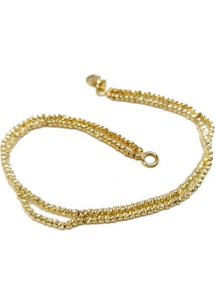 Dorika Toplu Bileklik Künye 14 Ayar Altın Hd Videolu