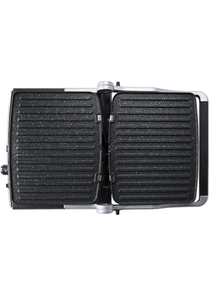 6 Dilimli, Güçlü, Şık ve Paslanmaz Çelik Izgara Tost Makinesi