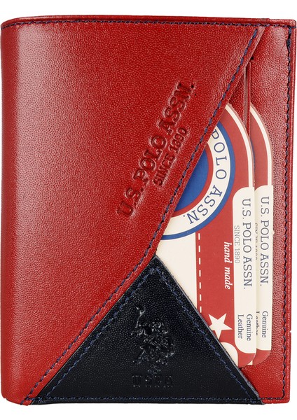 Erkek Hakiki Deri Cüzdan Bordo 8424