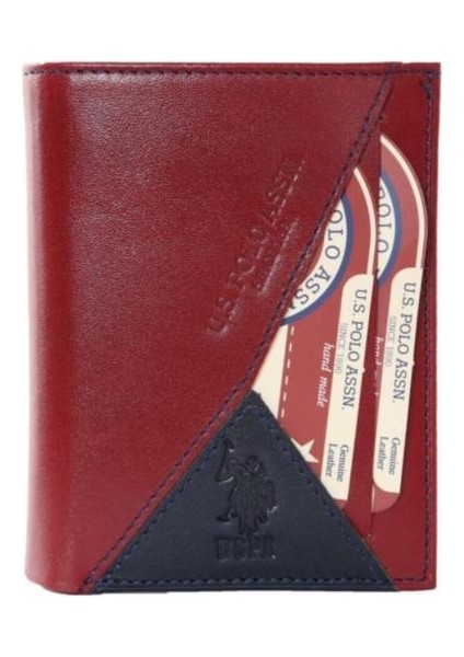 Erkek Hakiki Deri Cüzdan Bordo 8424 fırsatları