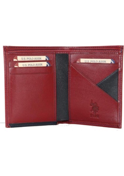 Erkek Hakiki Deri Cüzdan Bordo 8424