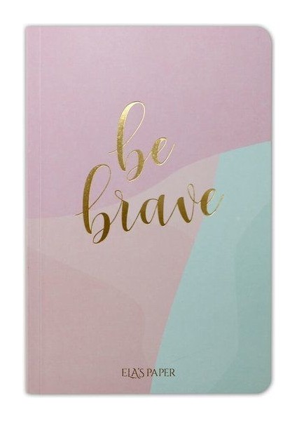 Pastel Be Brave Defter