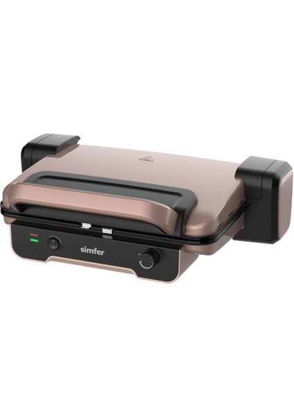 Pembe Rose Gold 6 Dilim Tost Makinesi, Şık ve Pratik Tasarım