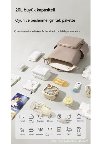 Japon Hafif Büyük Kapasiteli Anne ve Bebek Bezi Saklama Çantası (Yurt Dışından) fiyatları