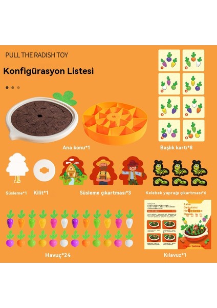 Eğlenceli Bulmaca Havuç Çekme Oyuncak (Yurt Dışından) fırsatları