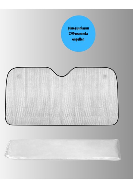 Depomix Metalize Reflektörlü Katlanabilir Araç Güneşliği – Yüksek Performanslı Isı ve Uv Koruması modelleri