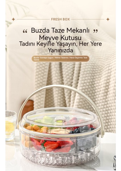 Saplı Beş Bölmeli Taze Meyve Sızdırmazlık Tepsi (Yurt Dışından) fiyatları
