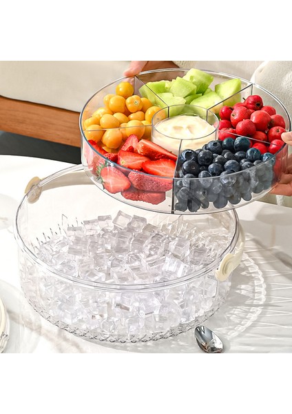 Saplı Beş Bölmeli Taze Meyve Sızdırmazlık Tepsi (Yurt Dışından) modelleri