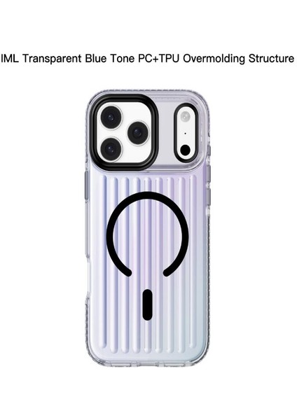 iPhone 17 Pro Max Için Rainbow Magsafe Telefon Kılıfı (Yurt Dışından) modelleri