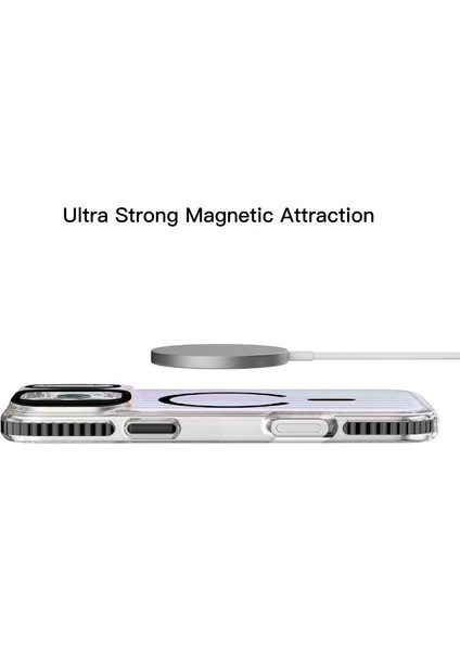 iPhone 17 Pro Max Için Rainbow Magsafe Telefon Kılıfı (Yurt Dışından) indirimleri
