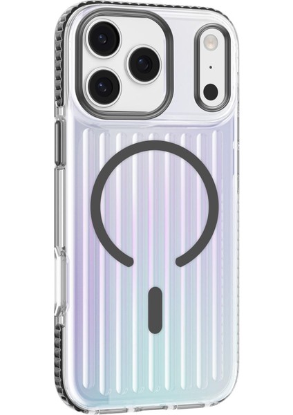 iPhone 17 Pro Max Için Rainbow Magsafe Telefon Kılıfı (Yurt Dışından)