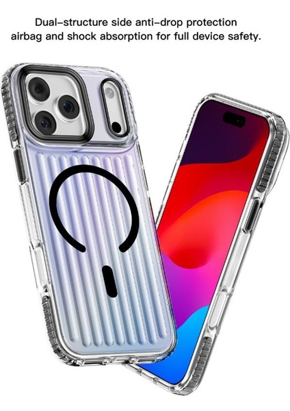 iPhone 17 Pro Max Için Rainbow Magsafe Telefon Kılıfı (Yurt Dışından) fırsatları