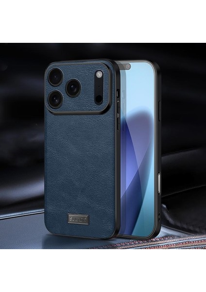 iPhone 17 Pro Max Için Sulada Tpu El Yapımı Deri Kılıf (Yurt Dışından)