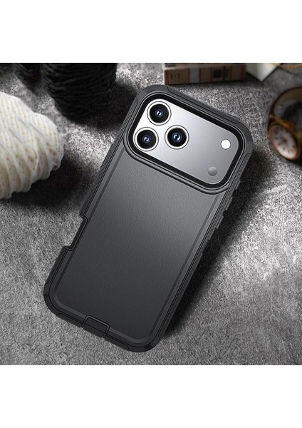 iPhone 17 Pro Max Için Pc Hibrit Tpu Telefon Kılıfı (Yurt Dışından) fiyatları