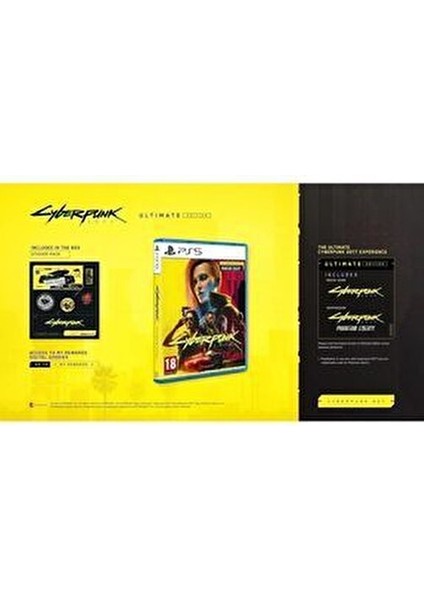 Cyberpunk 2077 Ultimate Edition Aksiyon Rol Oyunu PS5 Tek Oyuncu Desteği