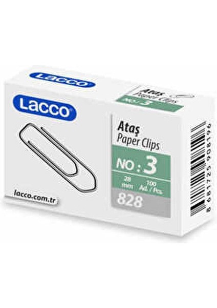 Ataş No:3 Metal Ataş 100 Adet 28 mm Boyutunda Klasik Renkli Kullanım İçin fiyatları